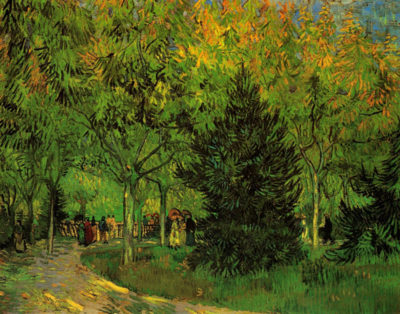 Vincent van Gogh A Lane in the Public Garden at Arles