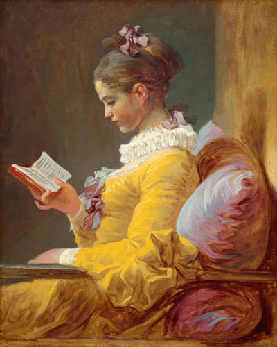 Jean-Honoré Fragonard A Young Girl Reading