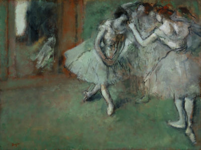 Edgar Degas A group of dancers
