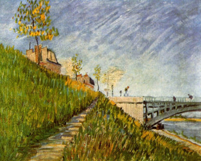 Vincent van Gogh Banks of the Seine with Pont de Clichy