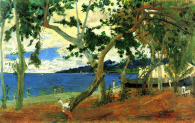 Paul Gauguin Beach Scene