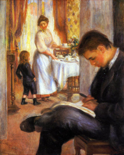 Pierre-Auguste Renoir Breakfast at Berneval