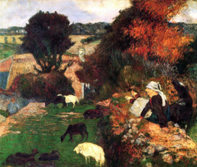 Paul Gauguin Breton Shepherds