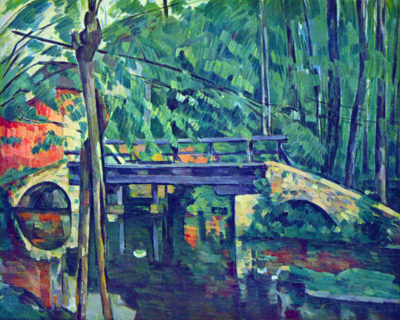 Paul Cézanne Bridge in the forest