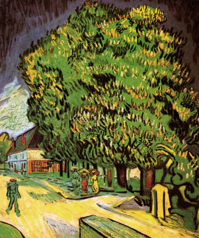 Vincent van Gogh Chestnut Trees in Blossom