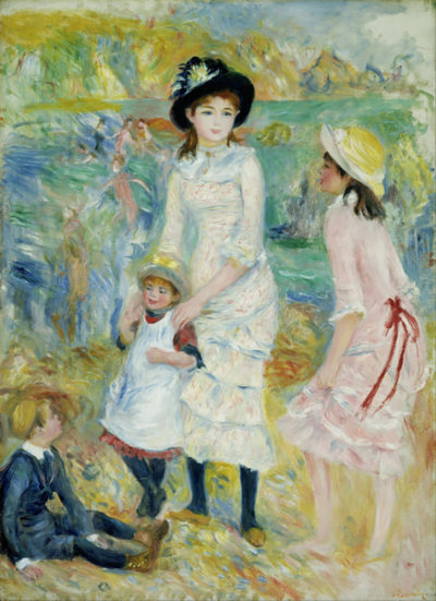 Pierre-Auguste Renoir Children on the Seashore
