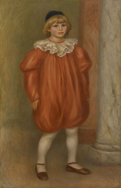 Pierre-Auguste Renoir Claude Renoir in clown costume