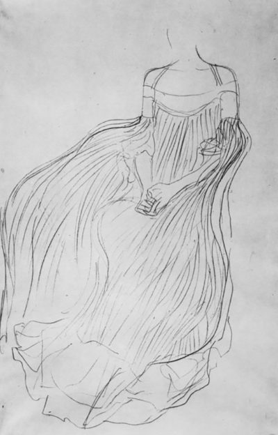 Gustav Klimt Costume study