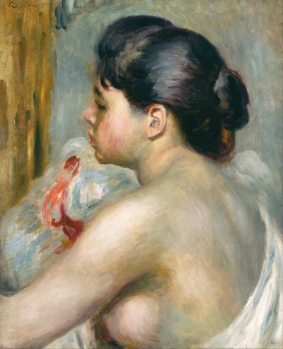Pierre-Auguste Renoir Dark haired woman