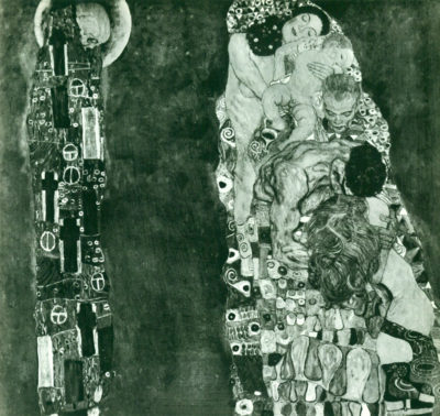 Gustav Klimt Death and Life (Former State)