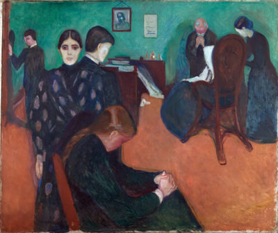 Edvard Munch Death in the sickroom