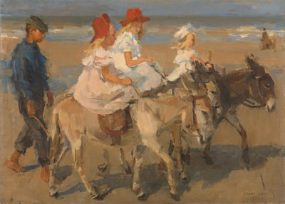 Isaac Israels Donkey Rides on the Beach