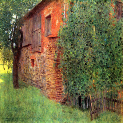 Gustav Klimt Farmhouse in Kammer on Lake Attersee (Mill)
