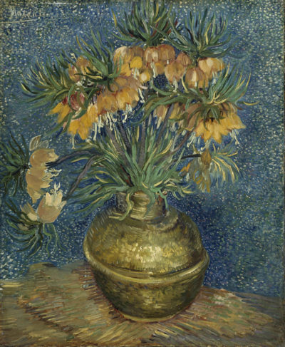 Vincent van Gogh Fritillaries in a Copper Vase