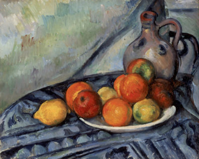 Paul Cézanne Fruit and a Jug on a Table