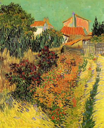 Vincent van Gogh Garden Behind a House