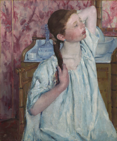 Mary Cassatt Girl arranging her hair