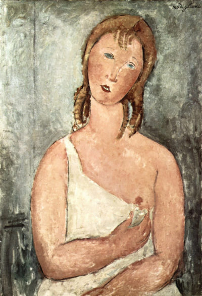 Amedeo Clemente Modigliani Girl in shirt