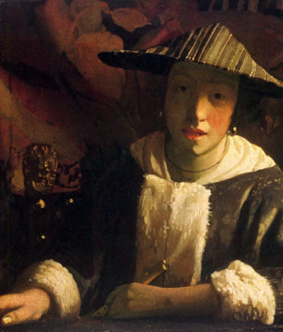 Johannes Vermeer Girl with a flute