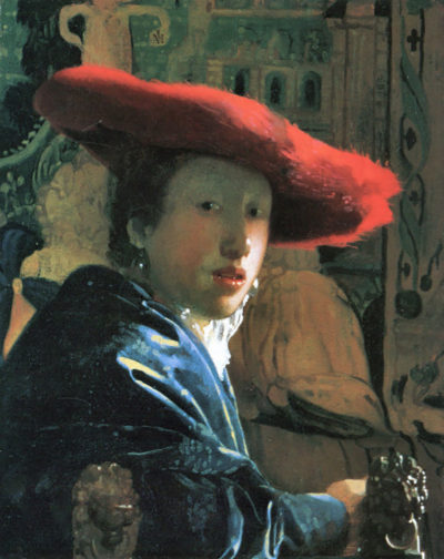 Johannes Vermeer Girl with red hat