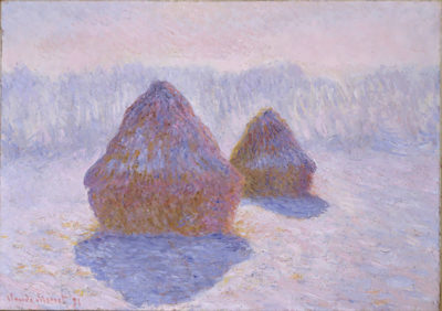 Claude Monet Haystacks (Effect of Snow and Sun)