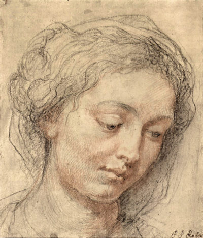 Peter Paul Rubens Head of a woman