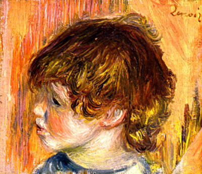 Pierre-Auguste Renoir Head of a young girl