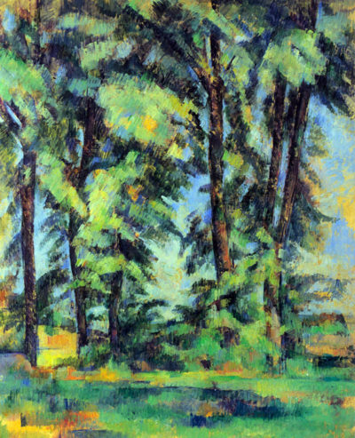 Paul Cézanne High trees in the Jas de Bouffan