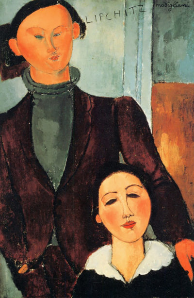 Amedeo Clemente Modigliani Jacques Lipchitz and his woman