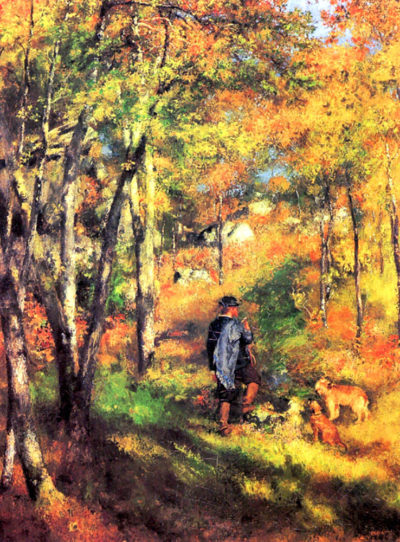 Pierre-Auguste Renoir Jules le Coeur and his dogs