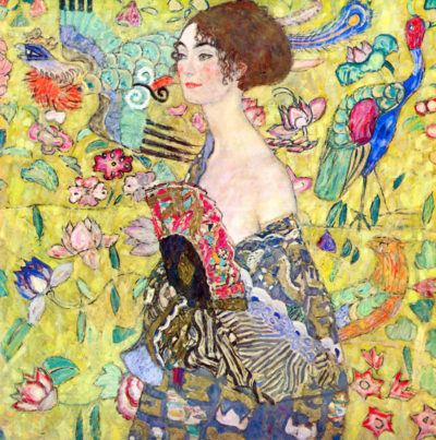 Gustav Klimt Lady with fan