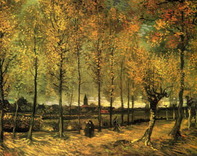 Vincent van Gogh Lane with Poplars