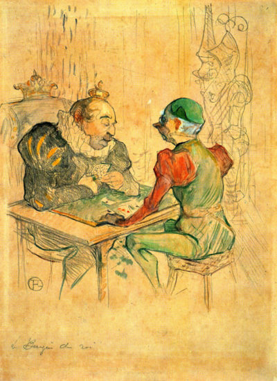 Henri de Toulouse-Lautrec Le Bezigue