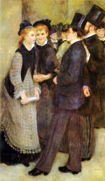 Pierre-Auguste Renoir Leaving The Conservatoire