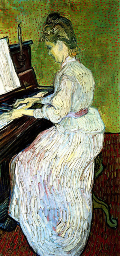 Vincent van Gogh Marguerite Gachet at the Piano