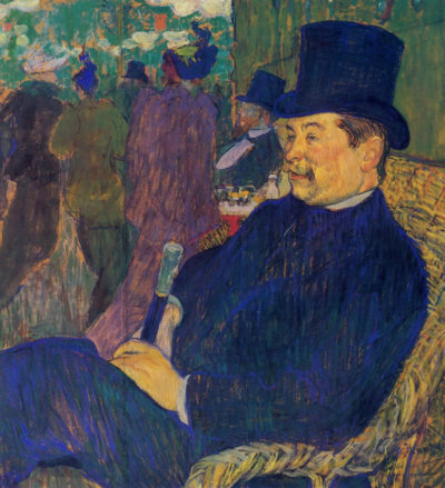Henri de Toulouse-Lautrec Mister Delaporte in the garden of Paris