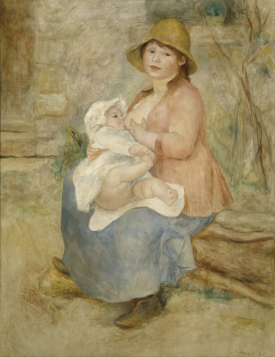 Pierre-Auguste Renoir Mother and Child