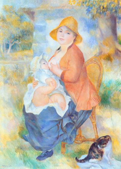 Pierre-Auguste Renoir Mother and Child