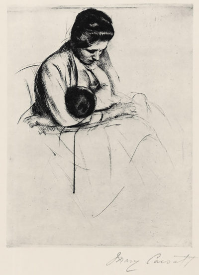 Mary Cassatt Mother nurses child