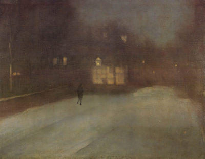 James McNeill Whistler Nocturne Grey and Gold Snow in Chelsea