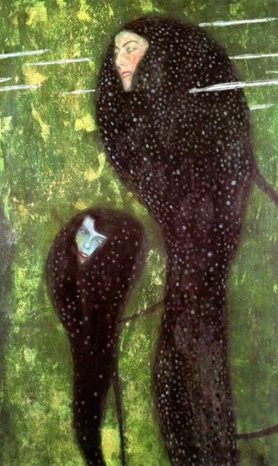 Gustav Klimt Nymphs (Silver Fish)