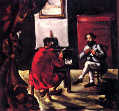 Paul Cézanne Paul Alexis reads before Zola