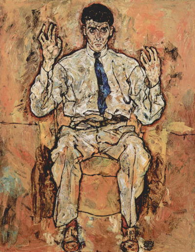 Egon Schiele Portrait of Albert Paris von Gütersloh
