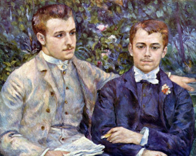 Pierre-Auguste Renoir Portrait of Charles and George