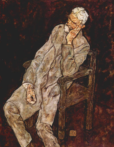 Egon Schiele Portrait of Johan Harms