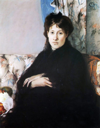 Berthe Morisot Portrait of Madame Pontillon