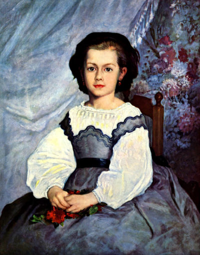Pierre-Auguste Renoir Portrait of Mademoiselle Romaine Lancaux