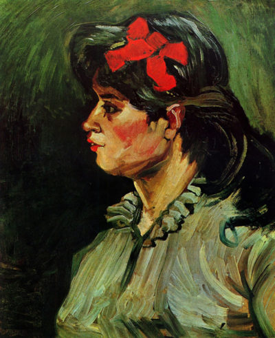 Vincent van Gogh Portrait of a Woman with Red Ribbon