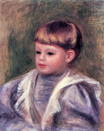 Pierre-Auguste Renoir Portrait of a child (Philippe Gangnat)