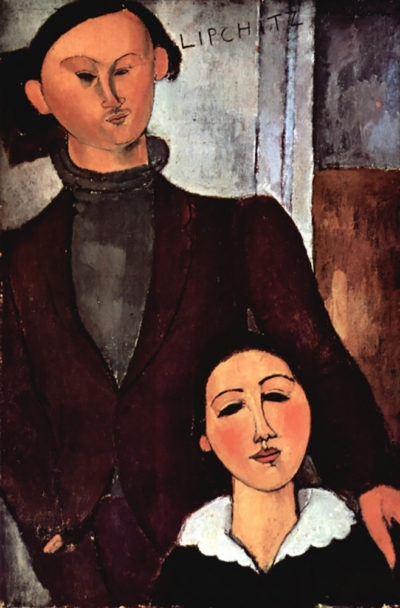Amedeo Clemente Modigliani Portrait of the married couple Lipchitz